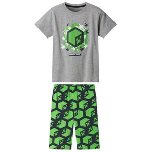 minecraft - Pyjama Kinderen - Korte Mouw - Katoen