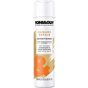 Toni&Guy Damage Repair Conditioner, verzorgende conditioner voor beschadigd haar, haarconditioner tegen gespleten haarpunten en droog haar, effectieve onmiddellijke werking, haarkuur voor vrouwen, 250