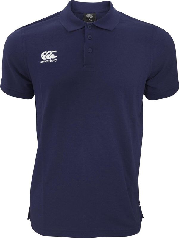 Canterbury Heren Waimak korte mouw Pique Polo Shirt (Marine)