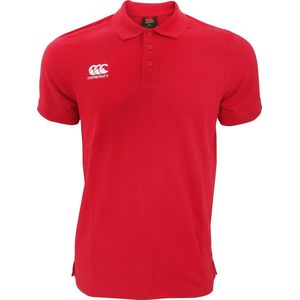 Canterbury Heren Waimak korte mouw Pique Polo Shirt (Rood)