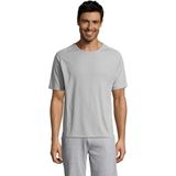SOLS Heren Sportief T-Shirt met korte mouwen Performance (Puur Grijs)