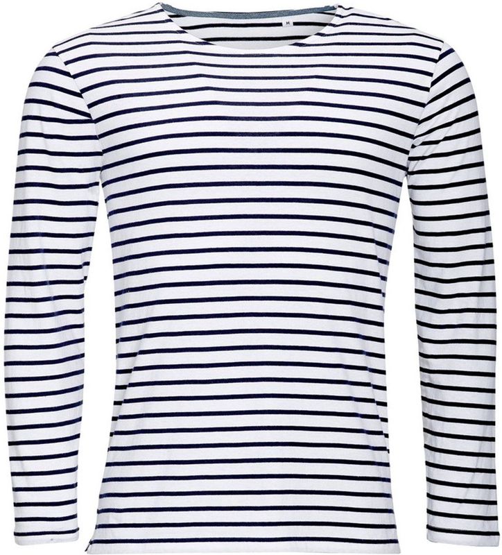 Fruit of the Loom - Shortsleeve Baseball T-shirt - Wit - 100% Katoen