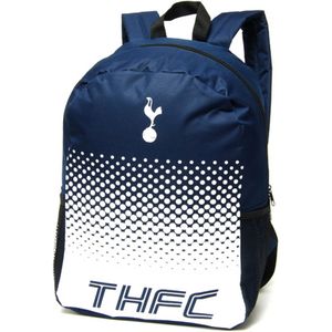 Tottenham Hotspur FC Officiële Fade Football Crest Rugzak/Rugzak  (Marine / Wit)