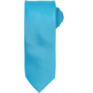 Premier Heren Micro Wafel Formele Work Tie (Turquoise)
