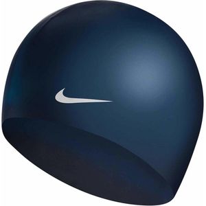 Nike Swim - Unisex Solid Silicone Cap Midnight Blauw