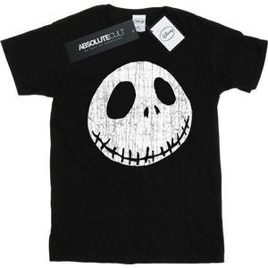 Li-cense Disney dames nightmare before christmas jack gekraakt gezicht katoenen vriendje t-shirt