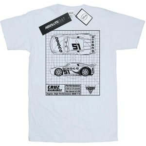 Li-cense Disney heren cars cruz ramirez blauwdruk t-shirt