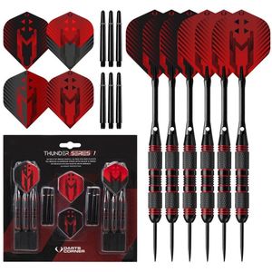 Dart Set Thunder Series 1 M2 Zwart met rode Dartset 24 Gram