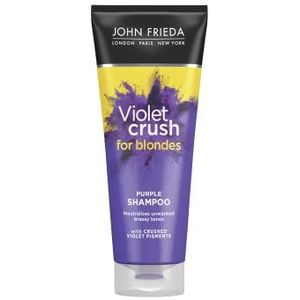John Frieda Violet Crush Purple Shampoo voor Blond Haar – 250 Milliliter - Neutraliseert Geleidelijk Ongewenste Gele Tonen