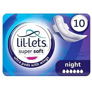 Lil-Lets Soft Pads Night 10 per Pack