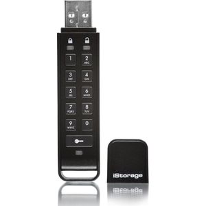 iStorage datAshur Personal 2 - USB-stick - 64 GB - Cijfercode - Zwart