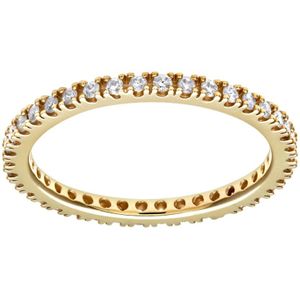 9ct geelgouden 0,36ct diamanten volledige eeuwigheidsring