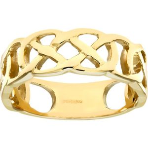 9ct geelgouden damesbandring