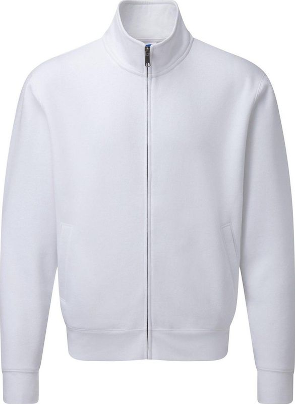 Russell - Authentiek Sweatshirt-jasje - Wit