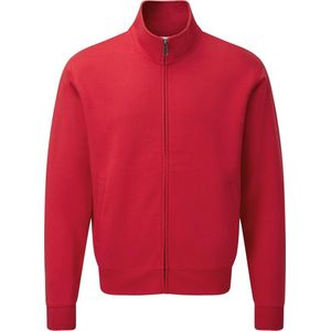 Russell - Authentiek Sweatshirt-jasje - Klassiek Rood - 80% Katoen 20% Polyester