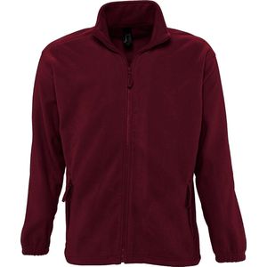 SOLS - North Full Zip - Outdoor Fleece Jacket - Bourgondië