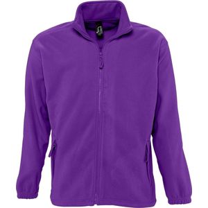 SOLS - North Full Zip - Outdoor Fleece Jacket - Donkerpaars