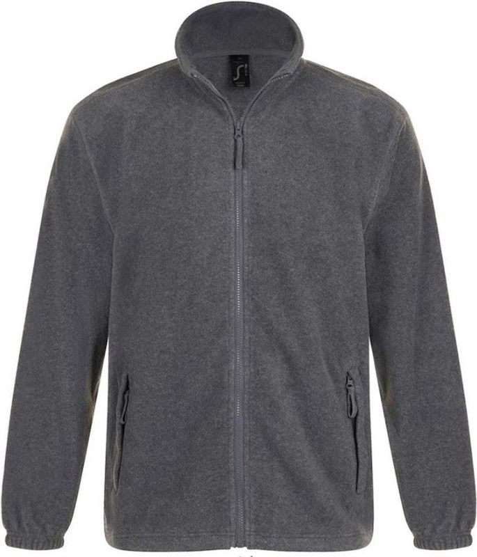 SOLS - North Full Zip - Fleece Jacket - Grijs