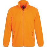 SOLS - North Full Zip - Outdoor Fleece Jacket - Neon Oranje