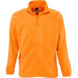 SOLS - North Full Zip - Outdoor Fleece Jacket - Neon Oranje