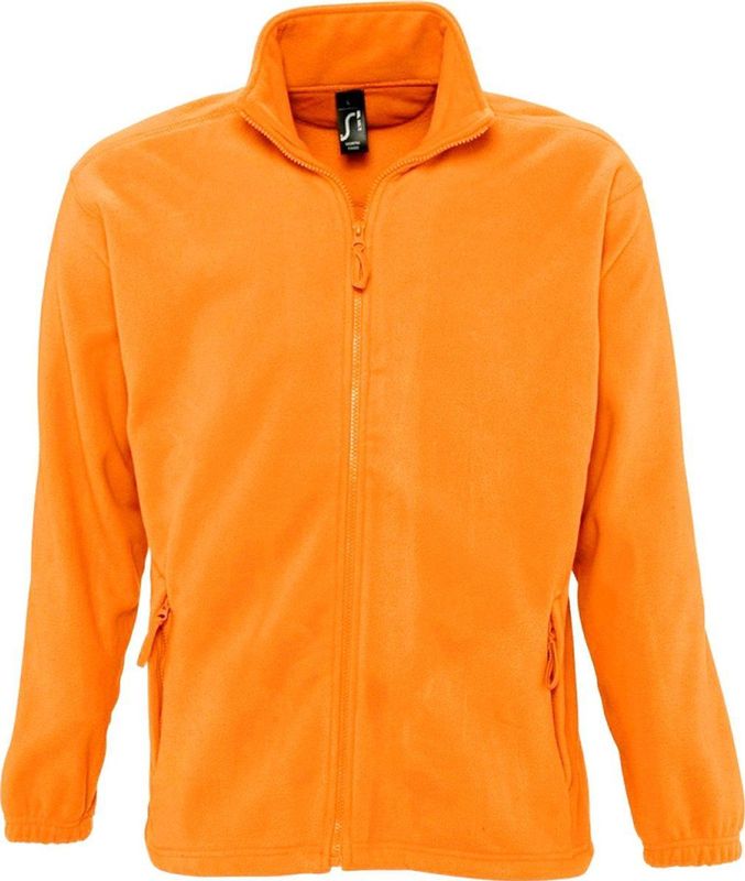 SOLS - North Full Zip - Outdoor Fleece Jacket - Neon Oranje