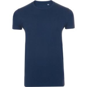 SOLS Heren Imperial Slim Fit T-Shirt met korte mouwen (Franse marine)