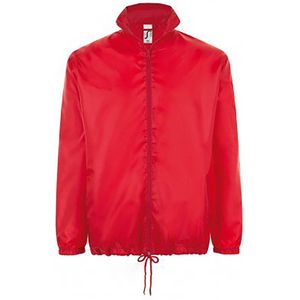 SOLS Unisex Shift Showerproof Windbreaker Jasje (Rood)