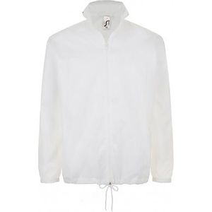 SOLS - Shift - Windbreaker Jasje - Wit - Douche- en Winddicht