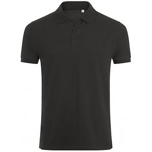 SOLS Heren Phoenix Poloshirt met korte mouwen Pique Polo (Houtskool mergel)
