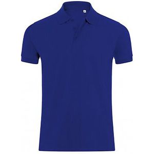 SOLS Heren Phoenix Poloshirt met korte mouwen Pique Polo (Franse marine)