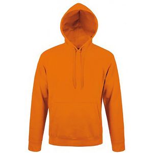 Hoodie - Gevoerd - Geborsteld Vlies - Kangoeroezakje - 50% Katoen 50% Polyester