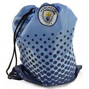 Manchester City FC Official Football Fade Design Gym Bag