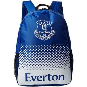 Everton FC Officiële Fade Crest Design Voetbalrugzak/Rugzak  (Blauw/Wit)