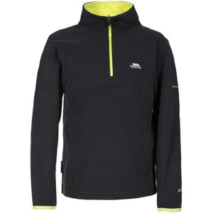 Trespass - Jongens Etto Half Zip Fleece Sweater (Zwart)