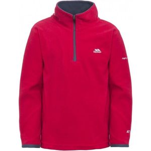 Trespass - Jongens Etto Half Zip Fleece Sweater (Rood)