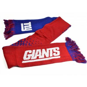 BB Sports - Officiële NFL New York Giants Vervaagde Sjaal  (Rood/Blauw)