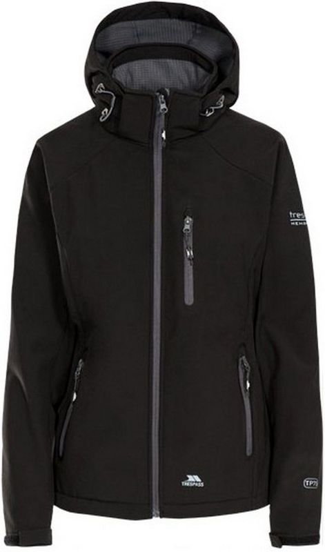 Trespass - Waterdichte Jas - Donkerblauw - 94% Polyester, 4% Elastaan