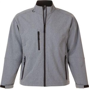 SOLS - Relax Soft Shell Jacket - Jack - Grijze Mergel - Ademend, Winddicht, Waterbestendig