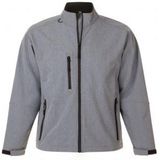 SOLS - Relax Soft Shell Jacket - Jack - Grijze Mergel - Ademend, Winddicht, Waterbestendig