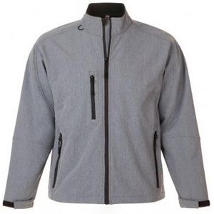 SOLS - Relax Soft Shell Jacket - Jack - Grijze Mergel - Ademend, Winddicht, Waterbestendig
