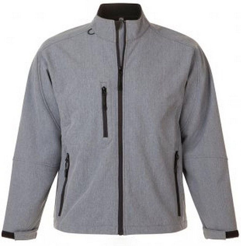 SOLS - Relax Soft Shell Jacket - Jack - Grijze Mergel - Ademend, Winddicht, Waterbestendig