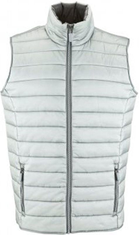 SOLS - Bodywarmer - Metaalgrijs - Gewatteerd - Waterafstotend