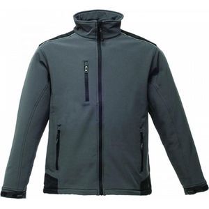 Regatta - Jack - Zwart - Polyester - Slijtvaste Softshell stof