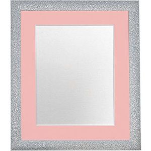 FRAMES BY POST Glitz fotolijst 35,6 x 28,9 cm met roze passe-partout