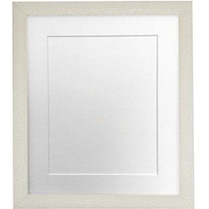 FRAMES BY POST Glitz fotolijst met witte passe-partout, 40,6 x 30,5 cm, crèmekleurig