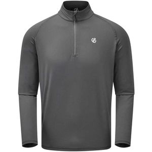 Fuse - Sweater - Zwart - Gerecycled Stretchmateriaal - Halve Ritssluiting