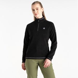 Dare2B - Freeform II - Fleece - Zwart - Lichtgewicht Dames met Halve Rits