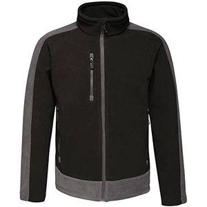 Regatta Professioneel Contrast Sneldrogend 300g Fleece, Zwart/Sealgr, XXL