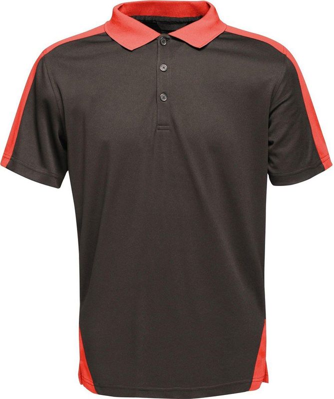 Regatta - Contrast Coolweave Polo - Blauw - Polyester Piquéstof