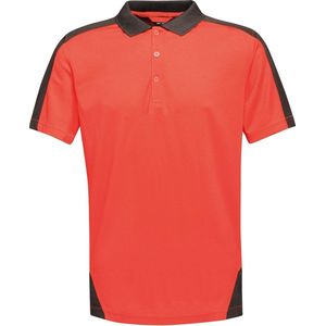 Regatta Professioneel Contrast Coolweave Wicking Polo Shirt, ClassRed/Blk, L